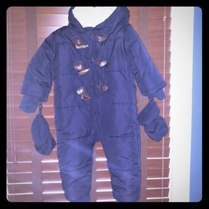 Baby snow suit.